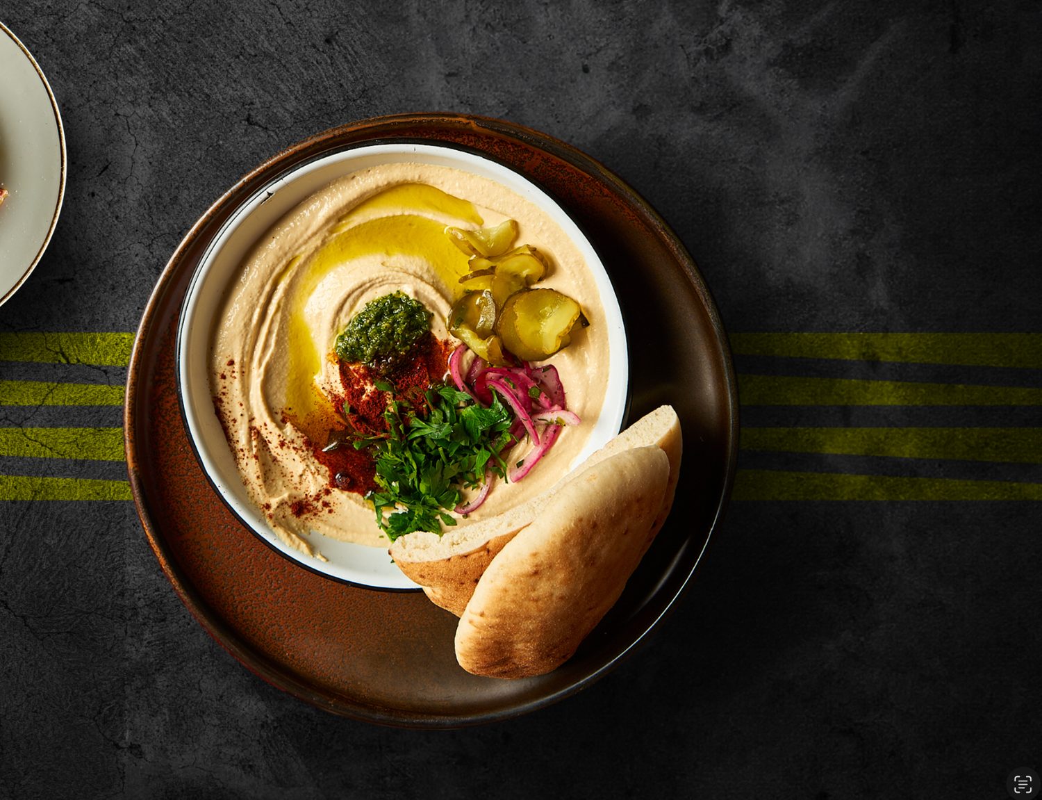A sharing plate, the Green Volt Rolls