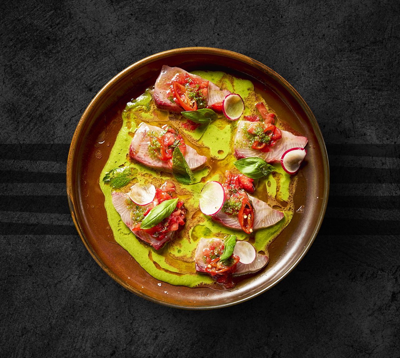 A plated dish, the Sweet Spark